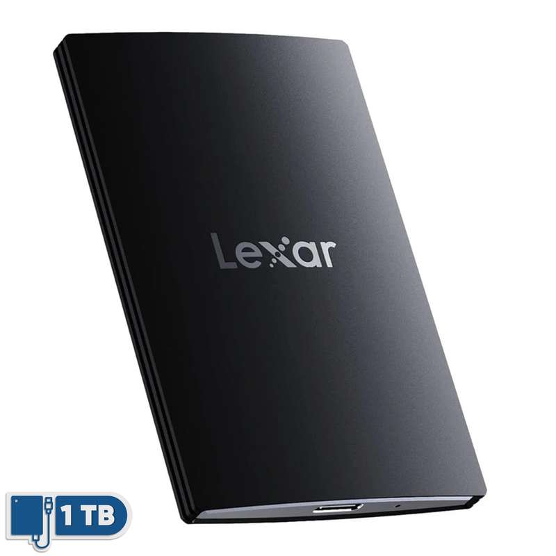اس اس دی اکسترنال لکسار مدل SL500 ظرفیت 1 ترابایت رابط USB 3.2 Gen2 اس اس دی اکسترنال لکسار مدل SL500 ظرفیت 1 ترابایت رابط USB 3.2 Gen2