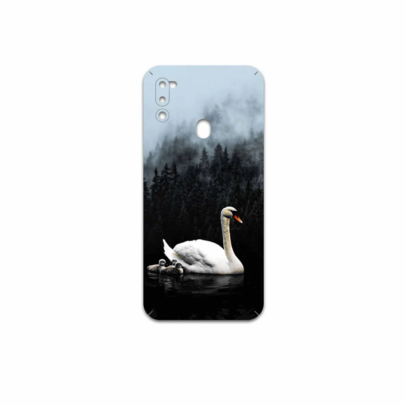 برچسب پوششی ماهوت مدل Swan-Lake مناسب برای گوشی موبایل سامسونگ Galaxy M21 (2021) Edition