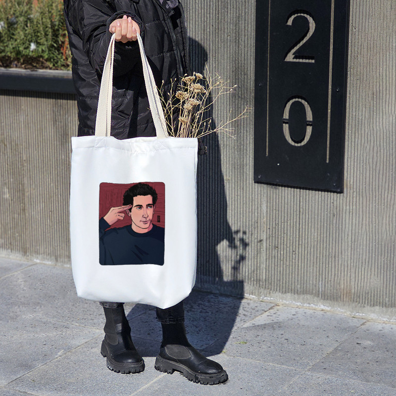 ساک خرید خندالو مدل راس سریال فرندز کد 7915