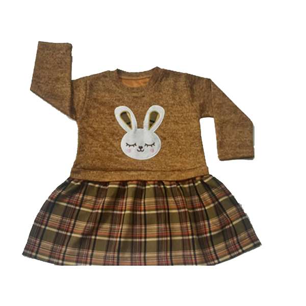 پیراهن دخترانه طرح خرگوش کد H001