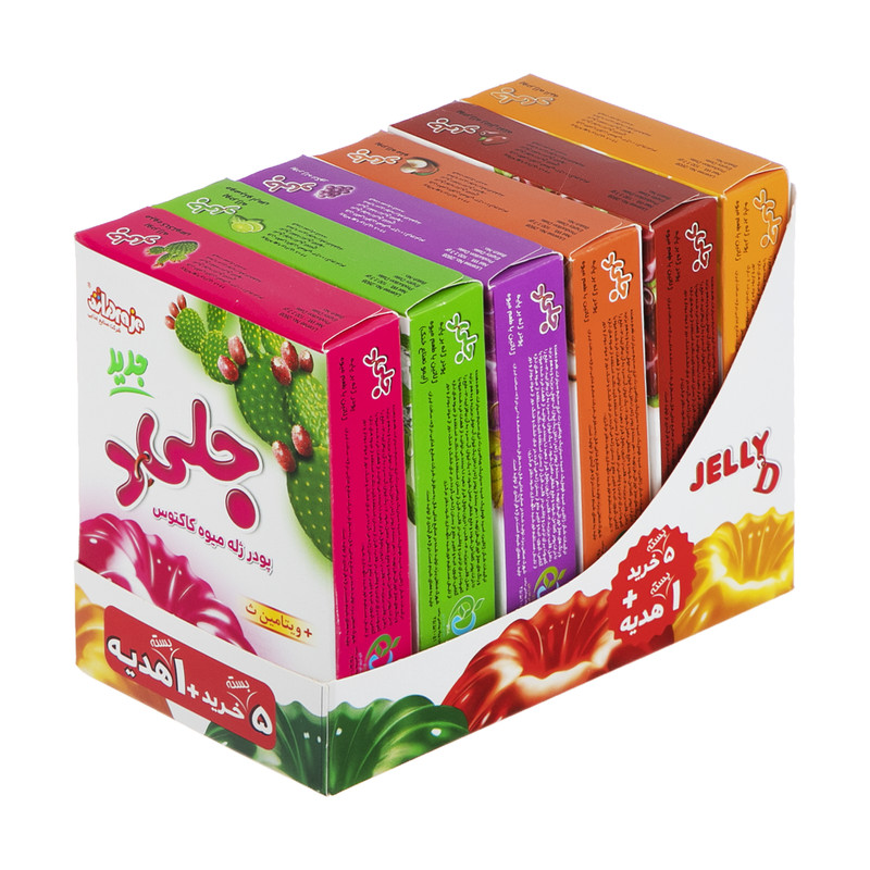 پودر ژله دراژه - 100 گرم بسته 6 عددی