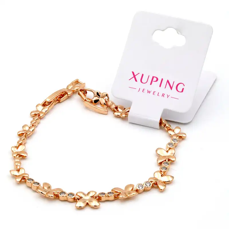 دستبند زنانه ژوپینگ مدل پروانه ای کد TBR-244