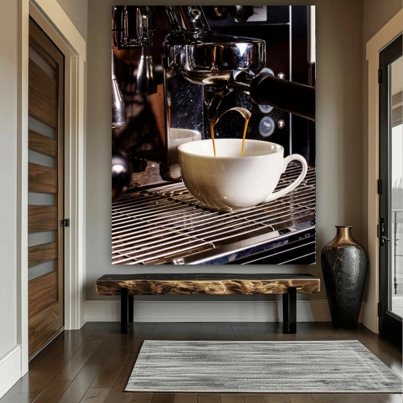 پوستر دیواری طرح دستگاه قهوه ساز کد FP105431