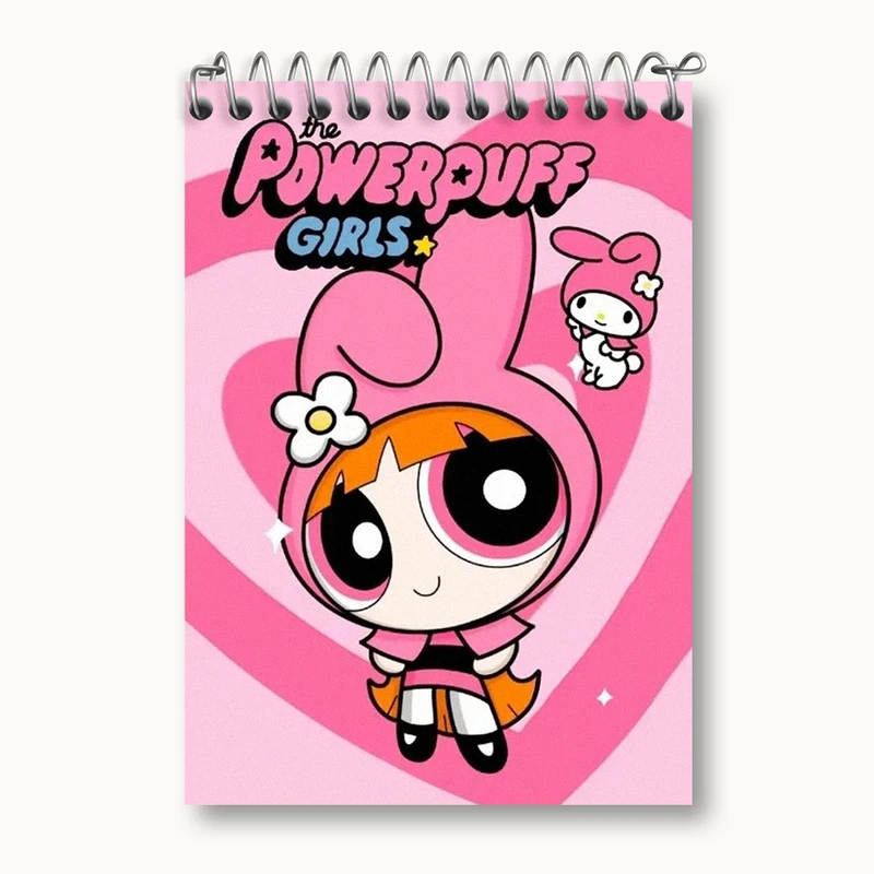 دفتر یادداشت 50 برگ خندالو طرح دختران نیرومند ملودی کد N1733