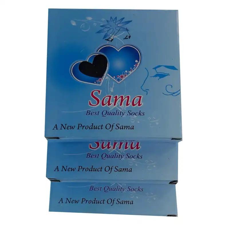 جوراب زنانه سما مدل پارزین بسته 3 عددی