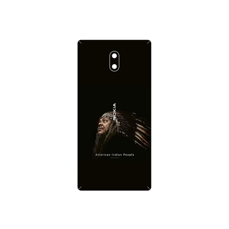 برچسب پوششی ماهوت مدل Portrait of an Indian Man مناسب برای گوشی موبایل نوکیا 3