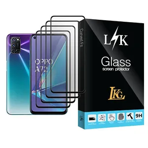 LKG LK Glass MIX004 Screen Protector For Oppo A72 Pack Of 4