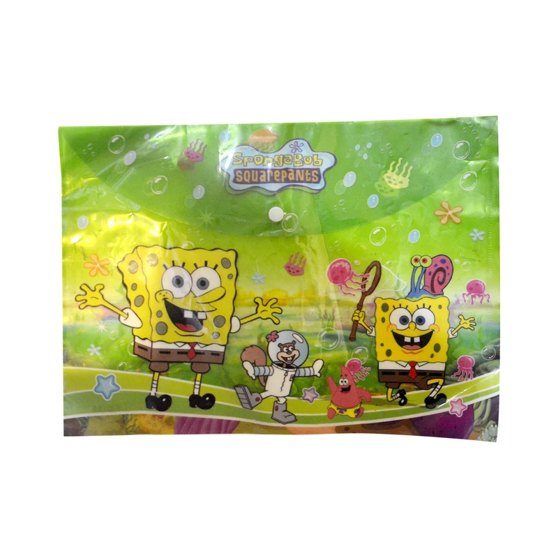 پوشه دکمه دار طرح فانتزی مدل باب اسفنجی