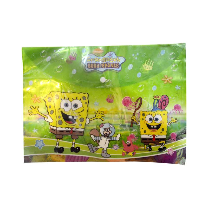 پوشه دکمه دار طرح فانتزی مدل باب اسفنجی