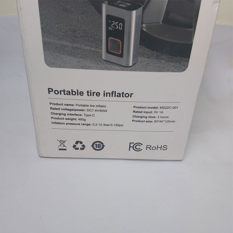کمپرسور هوا شارژی مدل Portable Tire Inflator MS22C-001