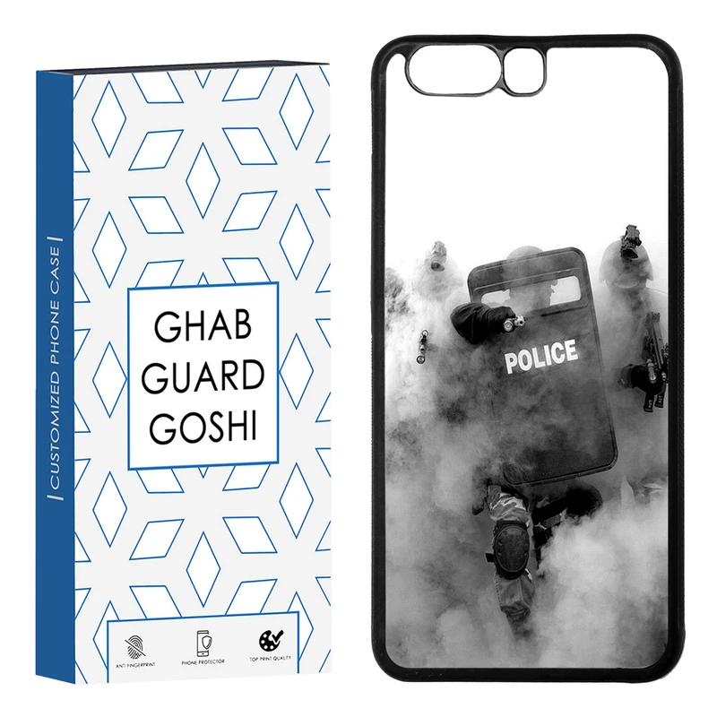 کاور قاب گارد گوشی طرح police کد TPU-136 مناسب برای گوشی موبایل هوآوی Huawei P10