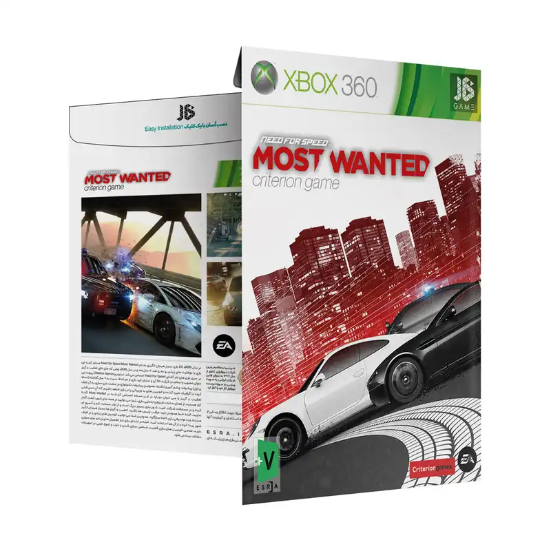بازی Need For Speed Most Wanted 2012 مخصوص Xbox 360 نشر جی بی تیم