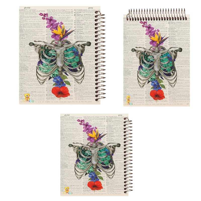 دفتر 100 برگ بانیبو مدل قفسه سینه کد 2778  مجموعه 3 عددی