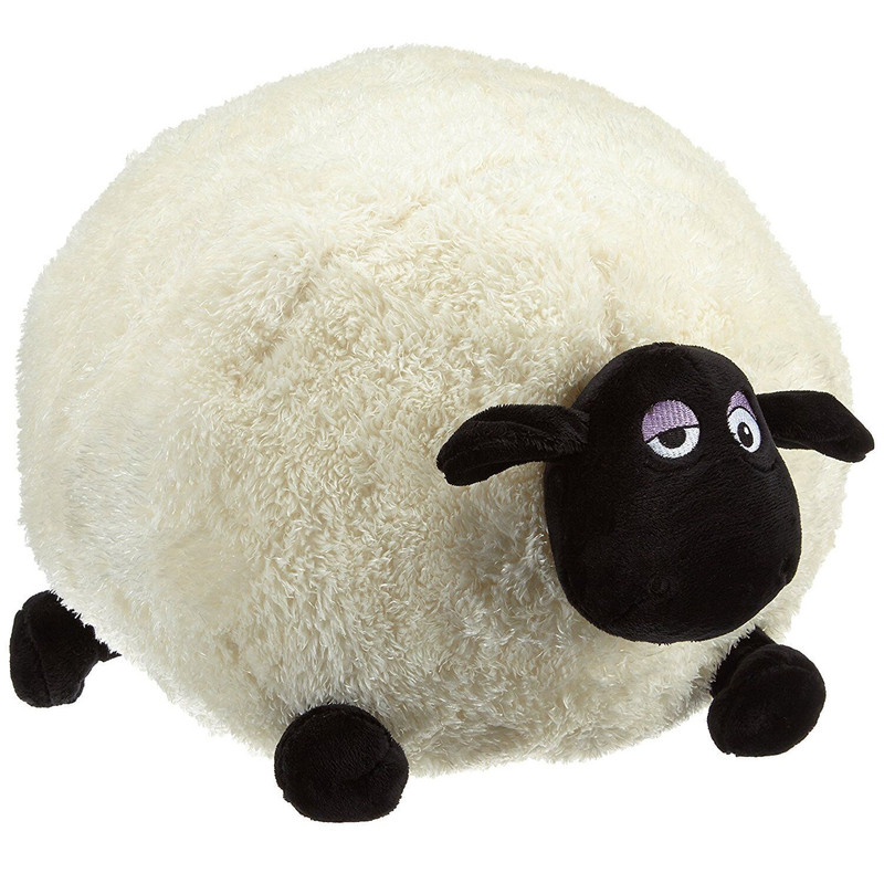 عروسک طرح بره ناقلا مدل Shaun the Sheep Shirley کد SZ11/761 طول 45 سانتی متر