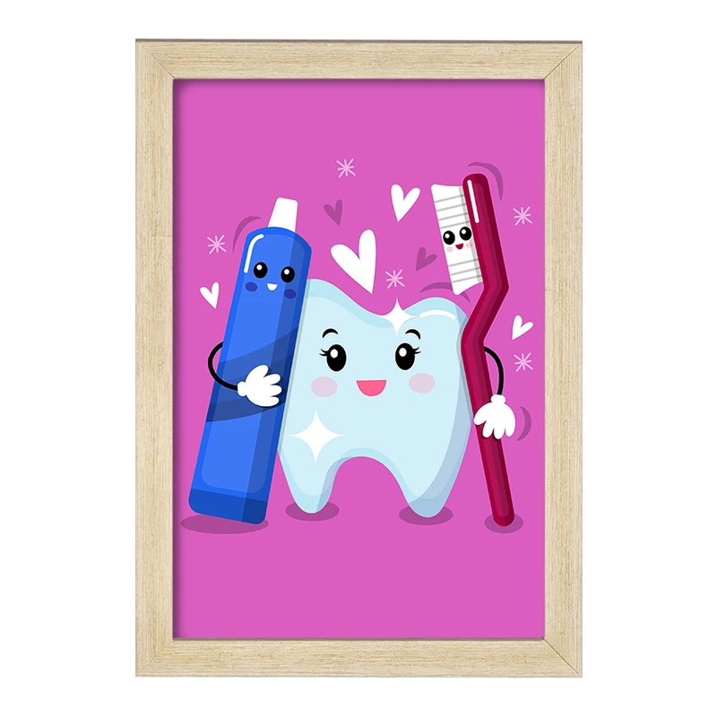 تابلو خندالو مدل دندان و دندان پزشکی کودکانه کد 36762
