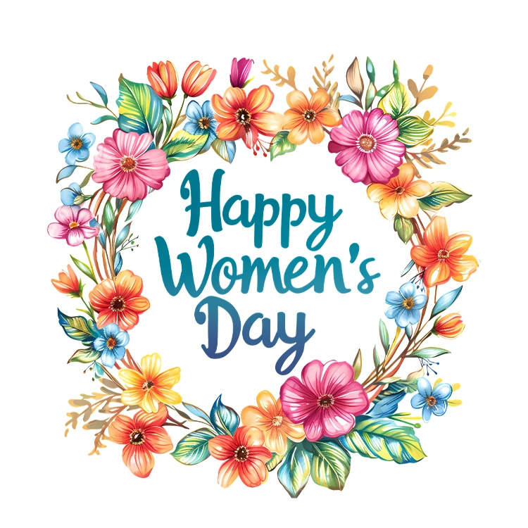 استیکر پارچه و لباس پاد آفرین مدل روز زن مادر همسر کد S2791