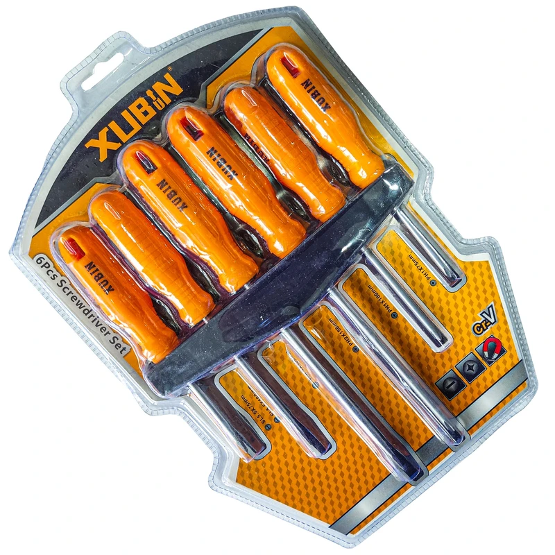 پیچ گوشتی ژوبین مدل ST-C10TB بسته 6 عددی