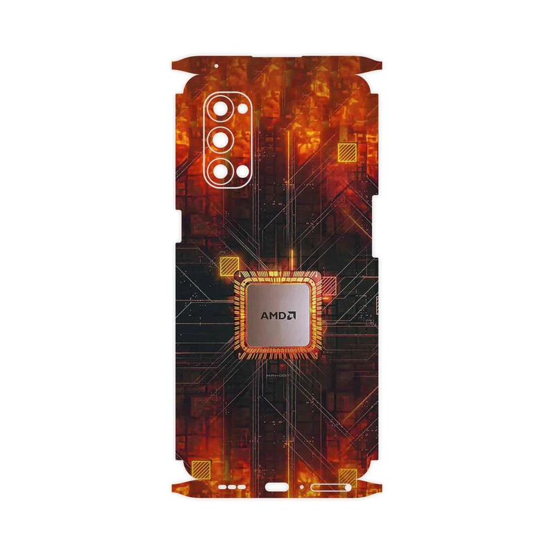 برچسب پوششی ماهوت مدل AMD-FullSkin مناسب برای گوشی موبایل اپو Reno4 Pro 5G