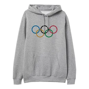 هودی مردانه مدل المپیک کد L18 رنگ طوسی