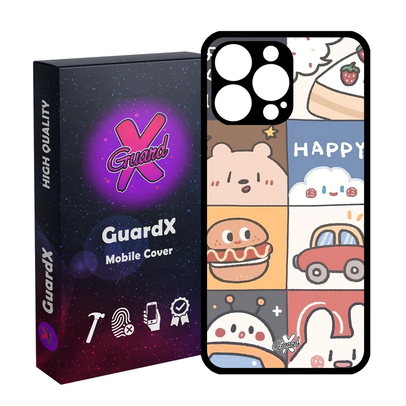 کاور گارد ایکس طرح دخترانه مدل Glass10513 مناسب برای گوشی موبایل اپل iPhone 14 Pro Max