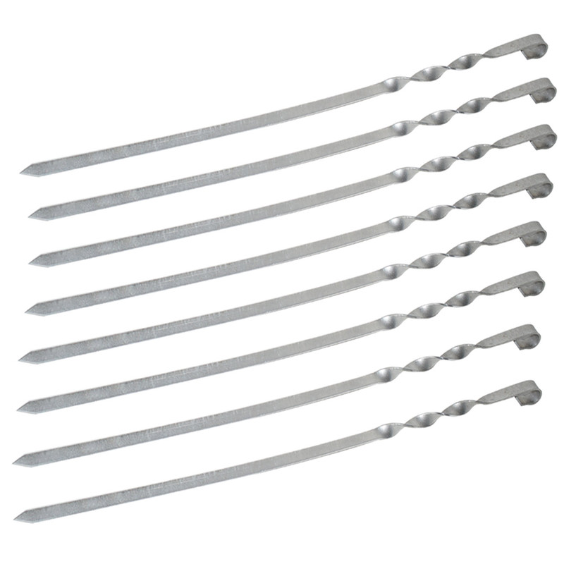 سیخ جوجه کباب طرح پیچ بسته 8 عددی