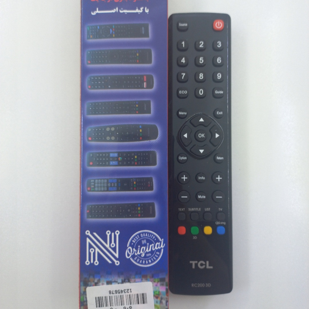 ریموت کنترل تلویزیون تی سی ال مدل  ak 8678