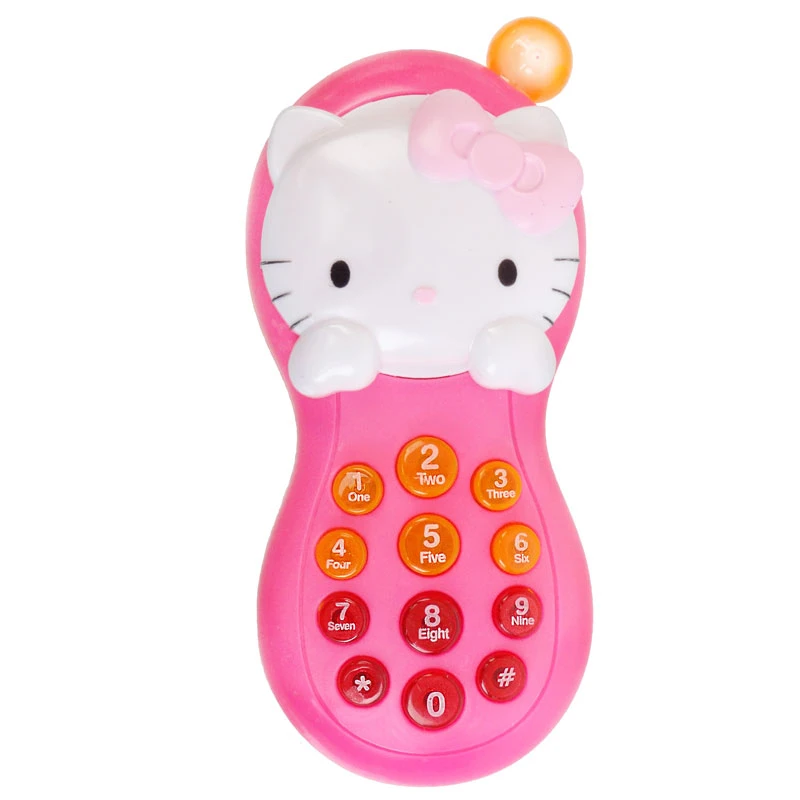 اسباب بازی مدل تلفن موبایل موزیکال طرح هلو کیتی Music Phone Hello Kitty کد B75