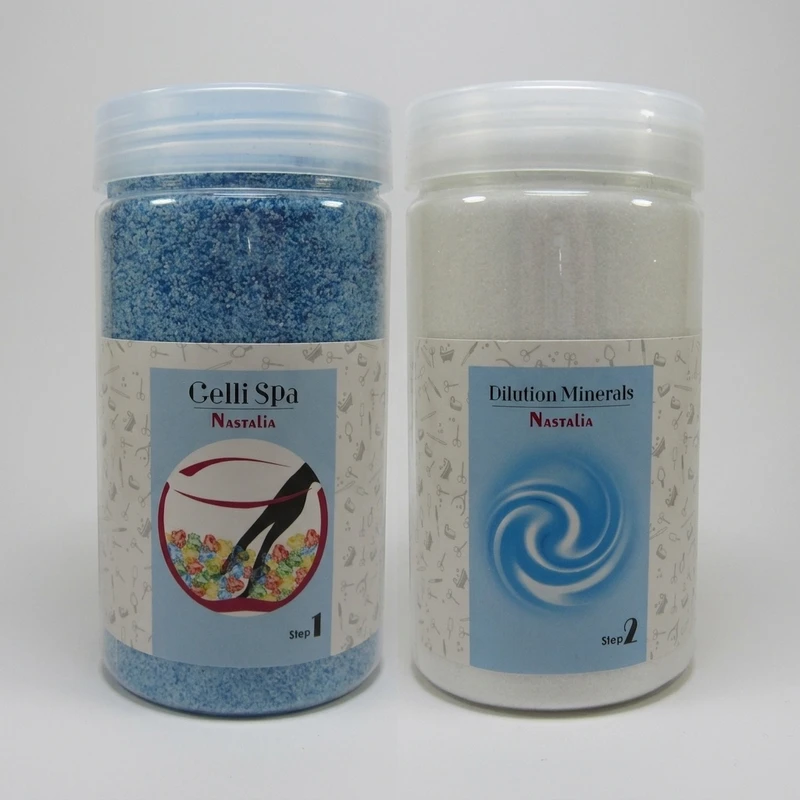 پدی ژل نمک حمام ناستالیا مدل Ocean وزن 420 گرم به همراه حلال مدل 01 وزن 600 گرم