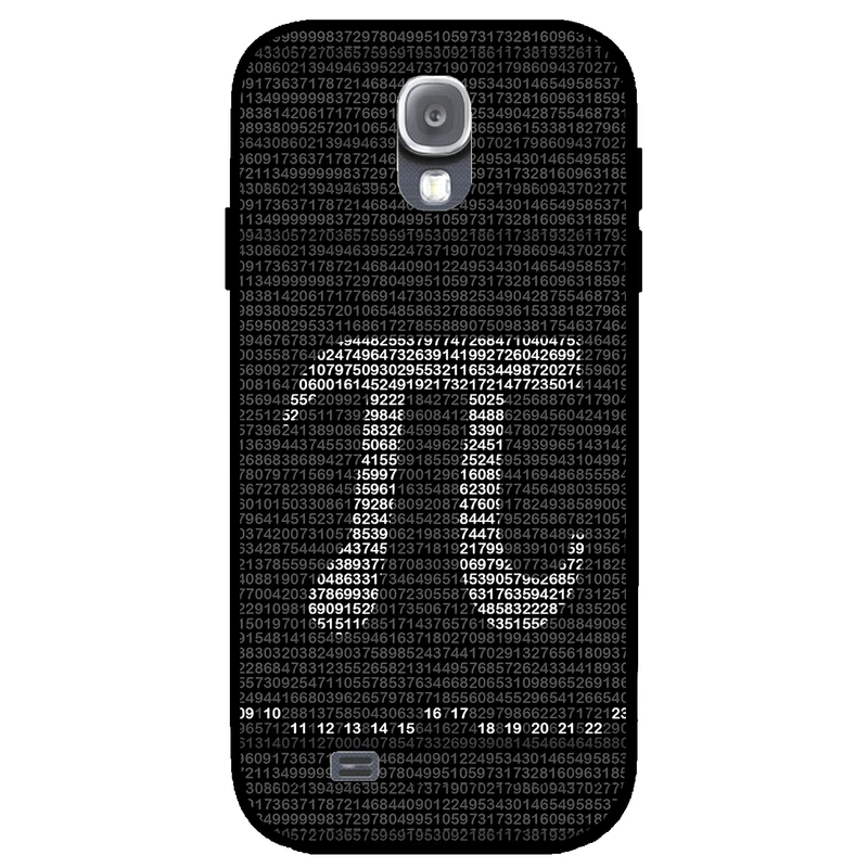 کاور مگافون طرح عدد پی مدل 7240 مناسب برای گوشی موبایل سامسونگ Galaxy S4