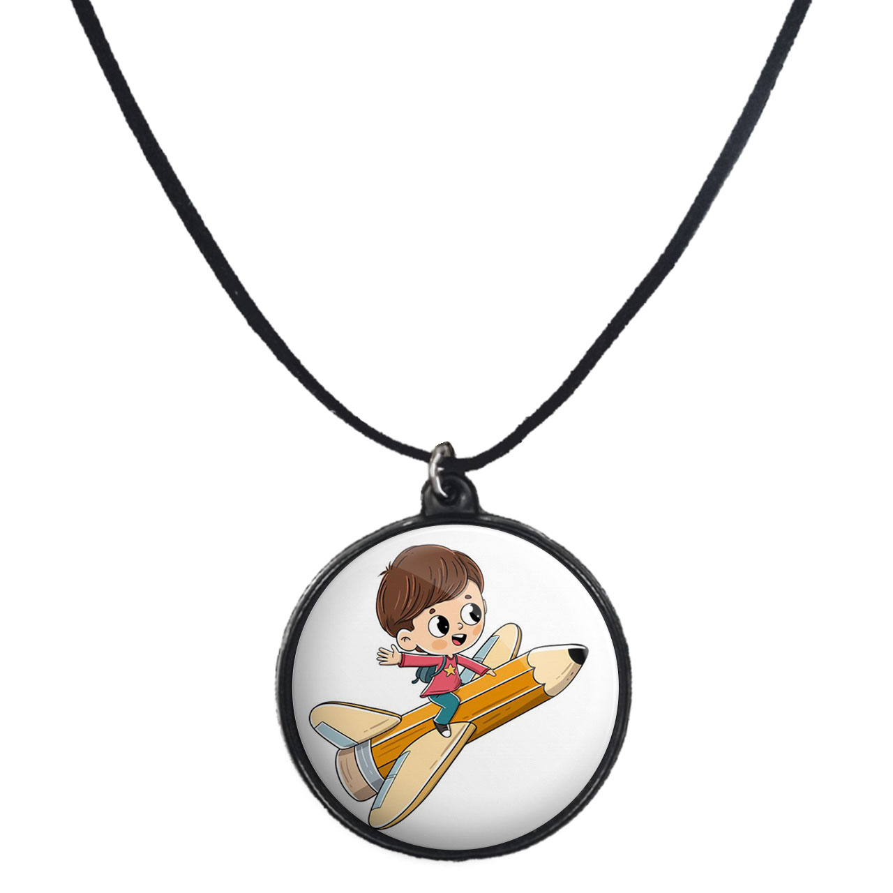 گردنبند پرمانه طرح جشن الفبا کد pmb.22604 مدل دو طرفه