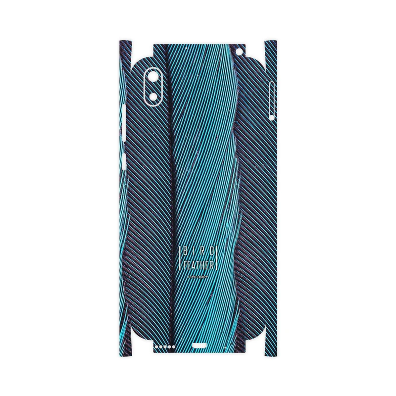 برچسب پوششی ماهوت مدل Turquoise feathers-FullSkin مناسب برای گوشی موبایل هوآوی Y5 2019