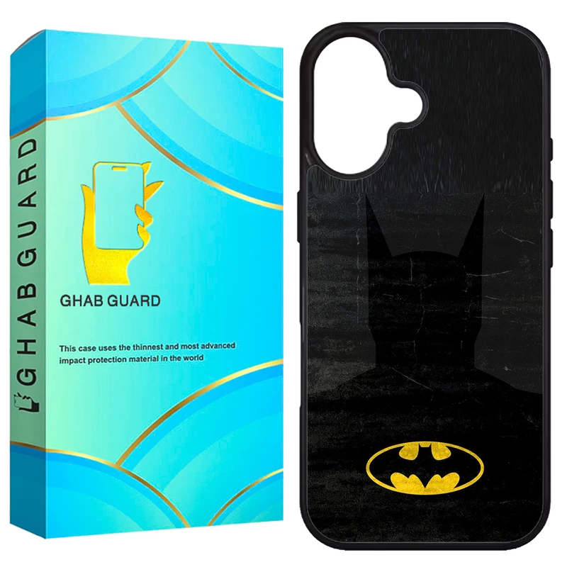 کاور قاب گارد طرح بتمن مدل G16PL مناسب برای گوشی موبایل اپل iPhone 16 Plus