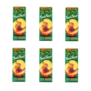 آبمیوه هلو سان استار -240 میلی لیتر بسته 6 عددی