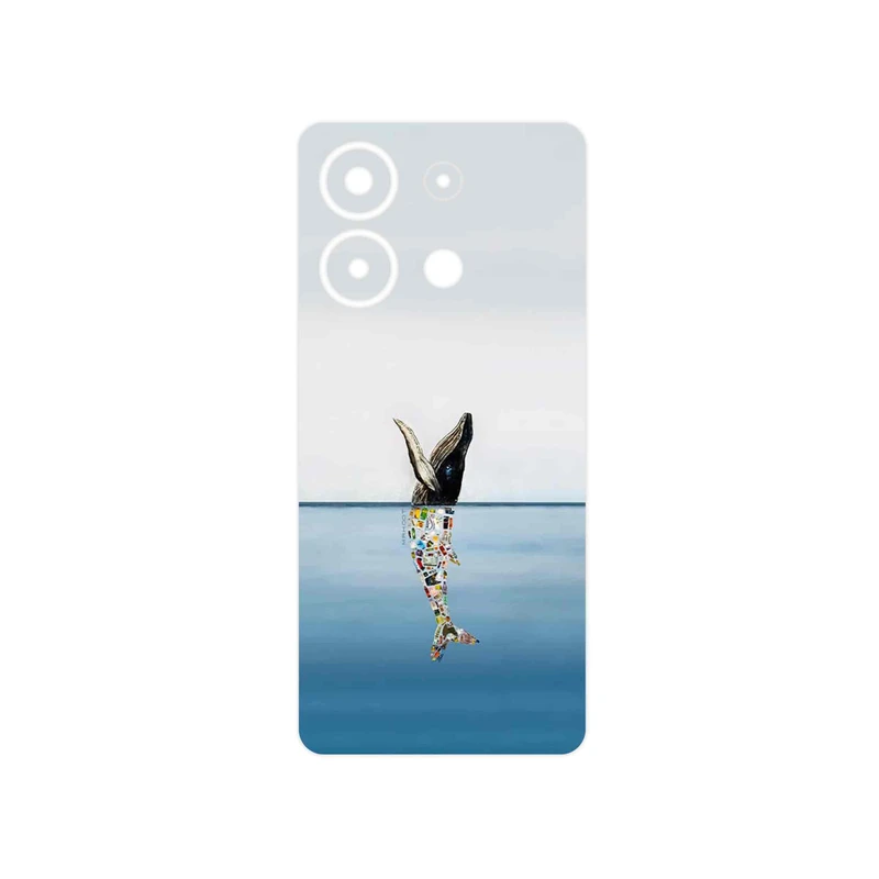 برچسب پوششی ماهوت مدل Collage of Sea Trash مناسب برای گوشی موبایل شیائومی Redmi Note 13 4G