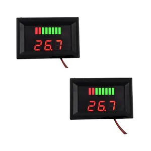 نمایشگر پنلی میزان شارژ و ولتاژ باتری مدل j128 بسته دو عددی