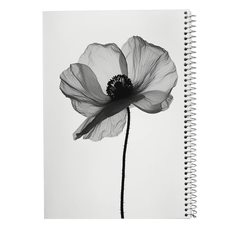 دفتر نت موسیقی 50 برگ مدوپد مدل گل کد DF13899