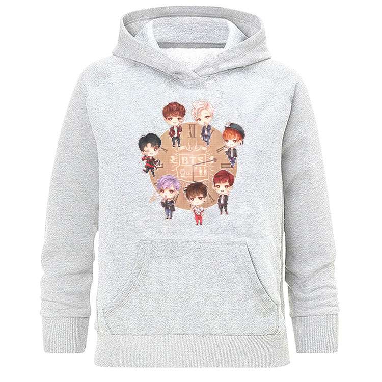 هودی زنانه طرح بی تی اس مدل Z751