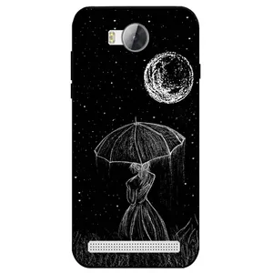 Megafone Girl and Moon 1369 Cover For Huawei Y3 2 / Y3 2016