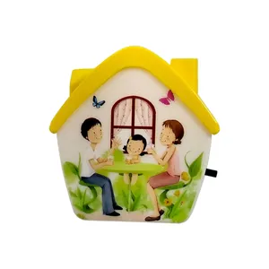 چراغ خواب کودک مدل کلبه