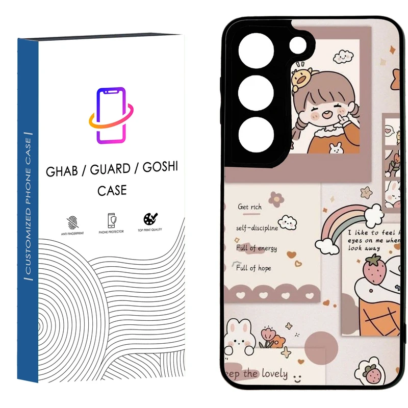 کاور قاب گارد گوشی طرح دخترانه کد 30 - TPU مناسب برای گوشی موبایل سامسونگ Galaxy S21 FE