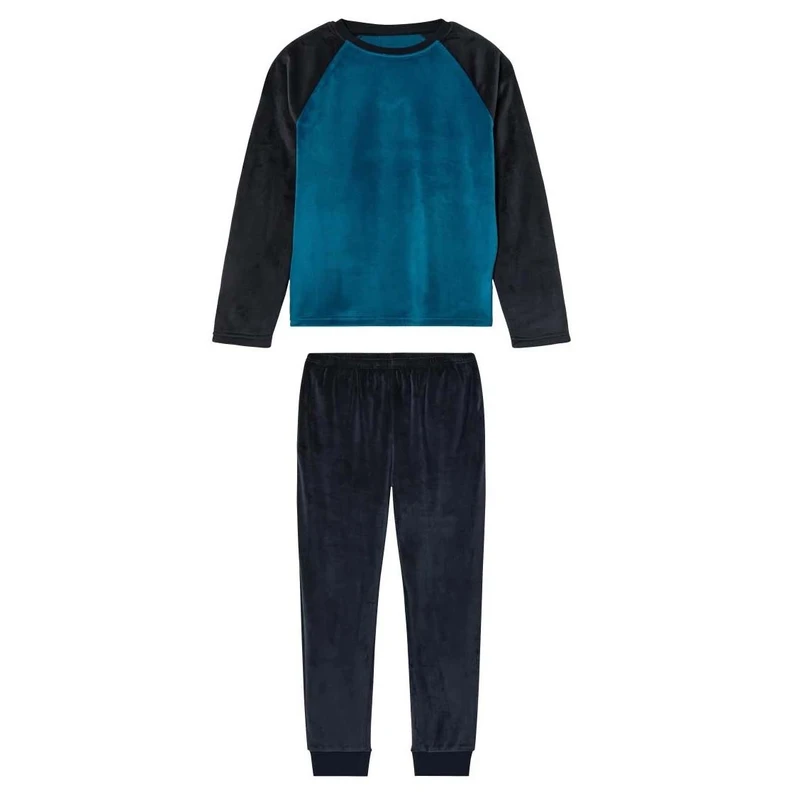 ست سویشرت و شلوار راحتی پسرانه پیپرتس مدل مخمل کد 21446520