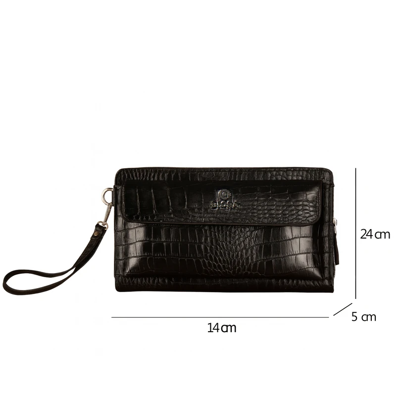 عکس شماره 2 : کیف دستی بیورا مدل چرم طبیعی کروکودیلی pa05