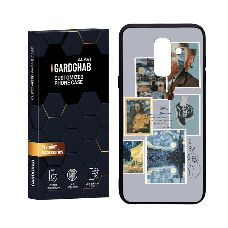 کاور گارد قاب علوی مدل Glass مناسب برای گوشی موبایل سامسونگ Galaxy J8 2018