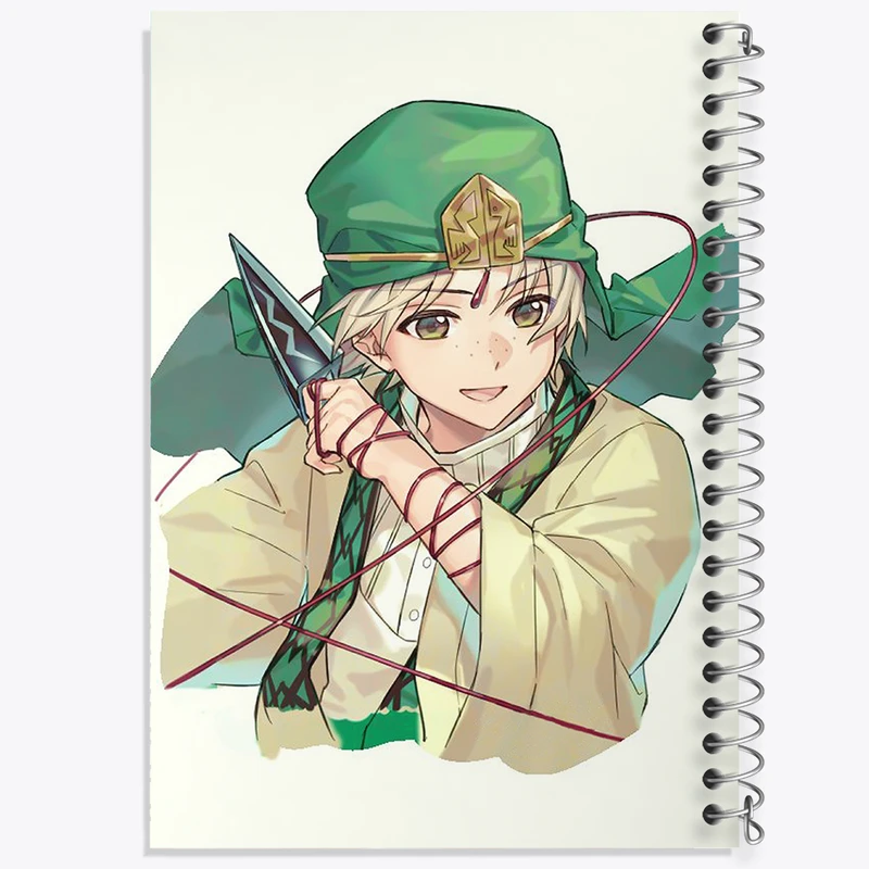 دفتر مشق 50 برگ خندالو طرح جعفر انیمه ماگی هزارتوی سحر و جادو کد 36051