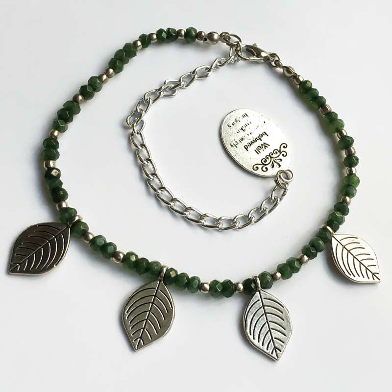 پابند زنانه مدل برگ خزان