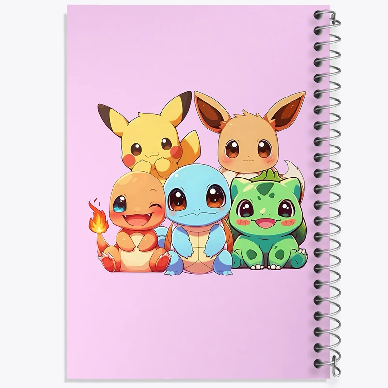 دفتر لیست خرید 50 برگ خندالو طرح انیمه پوکمون (Pokemon) کد N5144