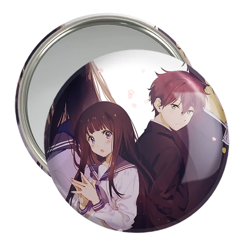 آینه جیبی خندالو مدل اورکی و چیتاندا انیمه هیوکا Hyouka  کد 17078