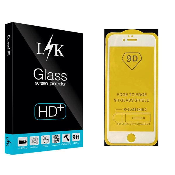 محافظ صفحه نمایش ال کی مدل +HD مناسب برای گوشی موبایل اپل IphoneSE2 / 8/ 7 / 6