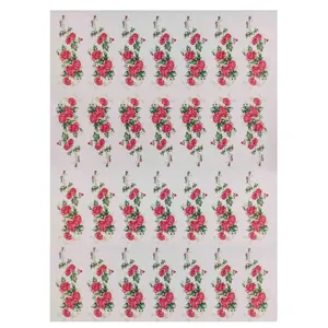 برچسب ترنسفر مدل گل سرخی کد 28