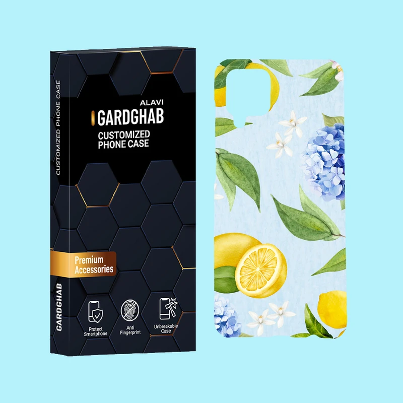 کاور گارد قاب علوی مدل برگ مناسب برای گوشی موبایل سامسونگ Galaxy A12